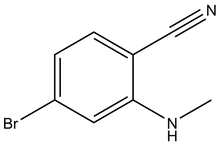 4-Bromo-2-(methylamino)benzonitrile 
