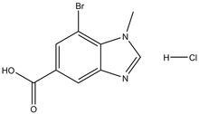 7-Bromo-1-methyl-1,3-benzodiazole-5-carboxylic acid HCl 
