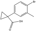 1-(4-Bromo-3-methylphenyl)cyclopropane-1-carboxylic acid 