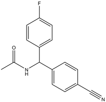 N-[(4-Cyanophenyl)(4-fluorophenyl)methyl]acetamide 
