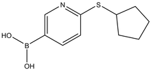 2-(Cyclopentylthio)pyridine-5-boronic acid 