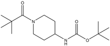 4-(N-BOC-Amino)-1-(pivaloyl)piperidine 