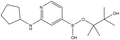 2-(N-Cyclopentylamino)pyridine-4-boronic acid pinacol ester 