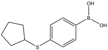 4-(Cyclopentylsulfanyl)phenylboronic acid 