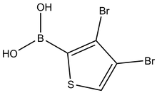 3,4-Dibromothiophen-2-boronic acid 