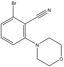 2-Bromo-6-morpholinobenzonitrile