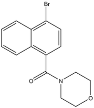 4-[(4-Bromonaphthalen-1-yl)carbonyl]morpholine 