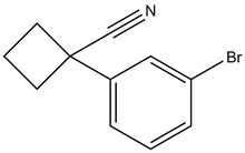 1-(3-Bromophenyl)cyclobutane-1-carbonitrile 