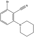 2-Bromo-6-piperidinobenzonitrile 