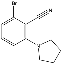 2-Bromo-6-pyrrolidinobenzonitrile 