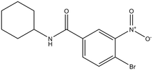 N-Byclohexyl 4-bromo-3-nitrobenzamide 