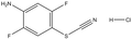 2,5-Difluoro-4-thiocyanatoaniline HCl 