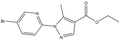 Ethyl 1-(5-bromopyridin-2-yl)-5-methylpyrazole-4-carboxylate 