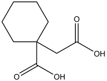 1-(Carboxymethyl)cyclohexane-1-carboxylic acid 