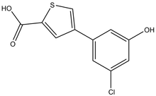 5-(2-Carboxythiophene-4-yl)-3-chlorophenol