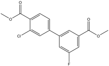 Dimethyl 3-chloro-3'-fluorobiphenyl-4,5'-dicarboxylate 