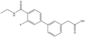 {3-[4-(Ethylcarbamoyl)-3-fluorophenyl]phenyl}acetic acid 