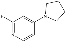 2-Fluoro-4-(pyrrolidin-1-yl)pyridine