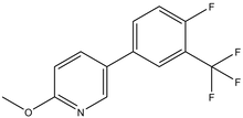 5-[4-Fluoro-3-(trifluoromethyl)phenyl]-2-methoxypyridine 