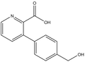 3-(4-Hydroxymethylphenyl)picolinic acid 