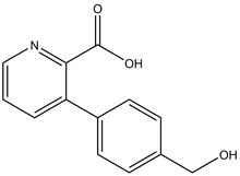 3-(4-Hydroxymethylphenyl)picolinic acid 