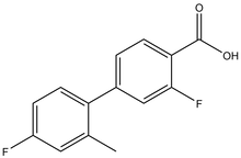 2-Fluoro-4-(4-fluoro-2-methylphenyl)benzoic acid 