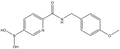 6-(4-Methoxybenzylcarbamoyl)pyridine-3-boronic acid 
