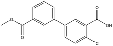 2-Chloro-5-(3-methoxycarbonylphenyl)benzoic acid 