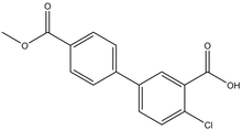 2-Chloro-5-(4-methoxycarbonylphenyl)benzoic acid 