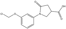 1-(5-Chloro-methoxyphenyl)-5-oxo-3-pyrrolidinecarboxylic acid 