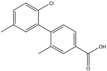 4-(2-Chloro-5-methylphenyl)-3-methylbenzoic acid 