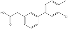 3-(3-Chloro-4-methylphenyl)phenylacetic acid 