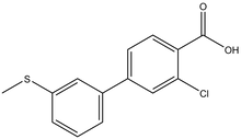 2-Chloro-4-(3-methylthiophenyl)benzoic acid 