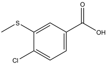 4-Chloro-3-(methylthio)benzoic acid 