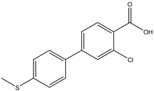 2-Chloro-4-(4-methylthiophenyl)benzoic acid 