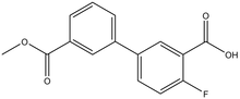 2-Fluoro-5-(3-methoxycarbonylphenyl)benzoic acid 