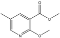Methyl 2-methoxy-5-methylpyridine-3-carboxylate 
