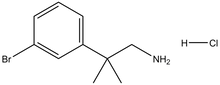 2-(3-Bromophenyl)-2-methylpropylamine HCl 