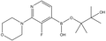 3-Fluoro-2-(4-morpholino)pyridine-4-boronic acid pinacol ester 