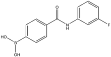 N-3-Fluorophenyl 4-boronobenzamide 