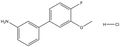 3-(4-Fluoro-3-methoxyphenyl)aniline HCl 