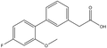 3-(4-Fluoro-2-methoxyphenyl)phenylacetic acid 