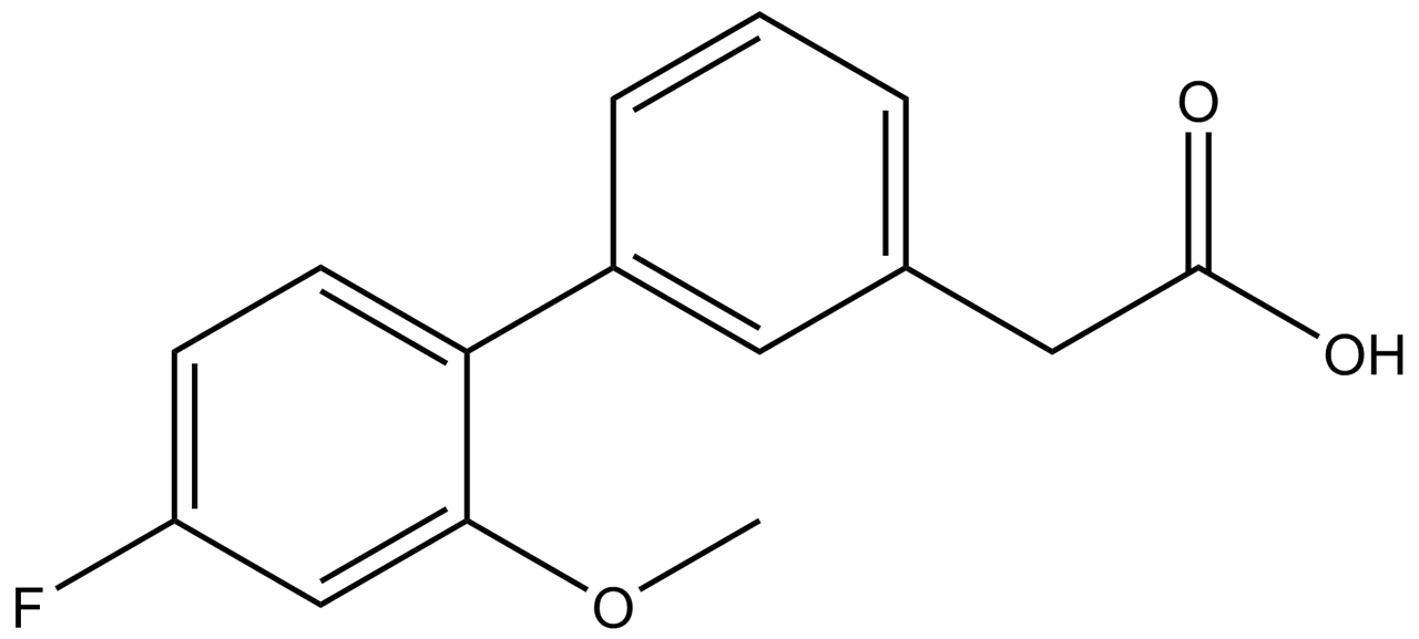 3-(4-Fluoro-2-methoxyphenyl)phenylacetic acid | CAS 1345472-33-4 ...