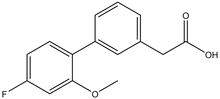 3-(4-Fluoro-2-methoxyphenyl)phenylacetic acid 