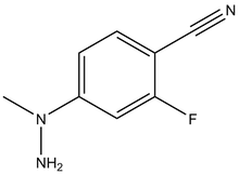 2-Fluoro-4-(1-methylhydrazin-1-yl)benzonitrile 