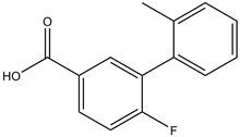 4-Fluoro-3-(2-methylphenyl)benzoic acid
