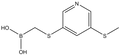 (5-(Methylthio)pyridin-3-ylthio)methylboronic acid 