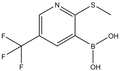 2-Methylthio-5-trifluoromethylpyridine-3-boronic acid 