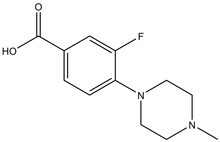 3-Fluoro-4-(4-methylpiperazin-1-yl)benzoic acid 