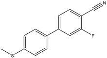 2-Fluoro-4-[4-(methylsulfanyl)phenyl]benzonitrile 